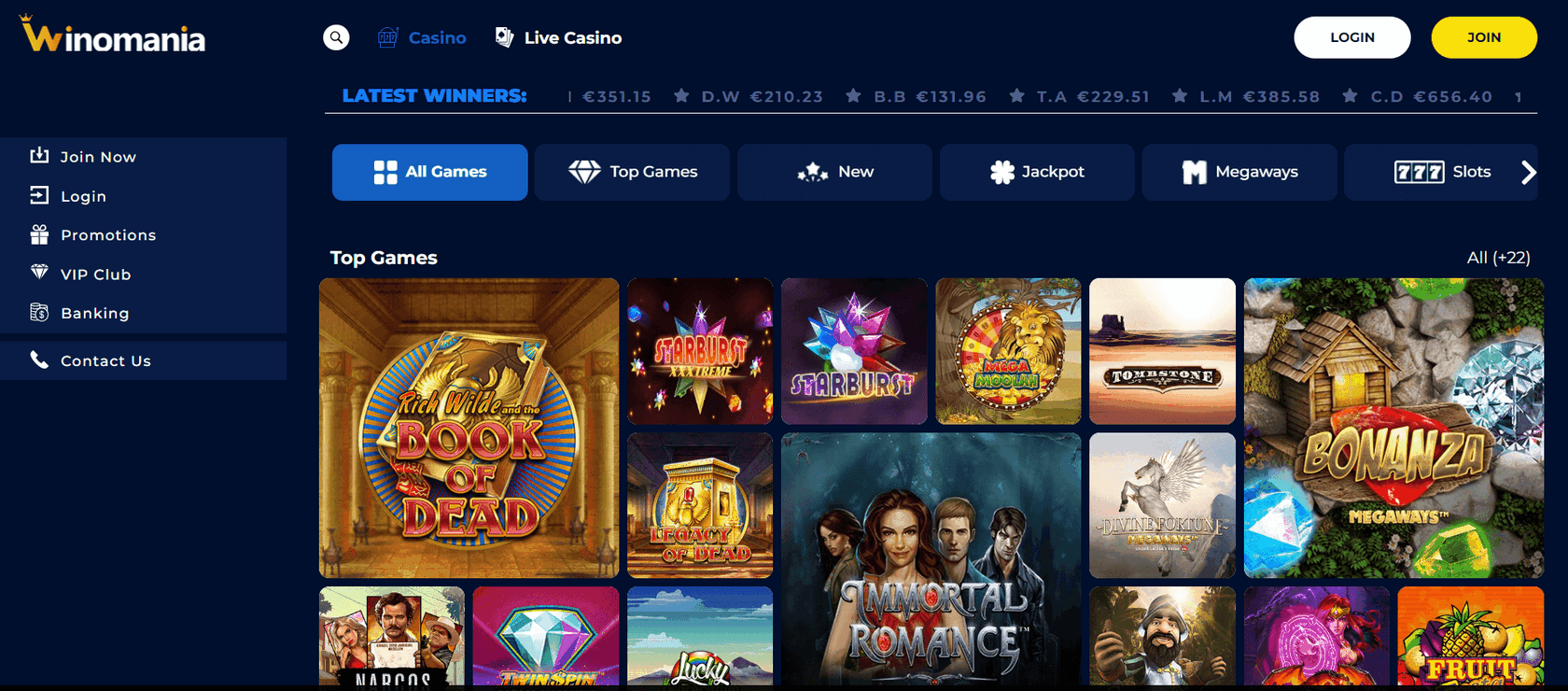 Winomania UK Review 2025 100% як 100 бонусів